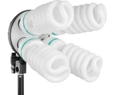 Studijos rinkinys Freepower „FreePower 106“ nepertraukiamo apšvietimo rinkinys 50x70cm 1200W 5500K