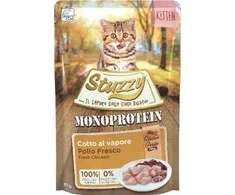 STUZZY Monoprotein Kitten vištiena – šlapias maistas kačiukams – 85g