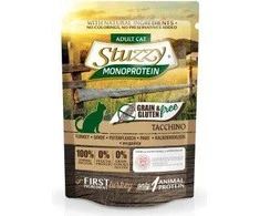 Agras Pet Foods Kačių Maistas - STUZZY Monoproteinas Kalakutiena Šlapias 85g 10.2% Baltymų