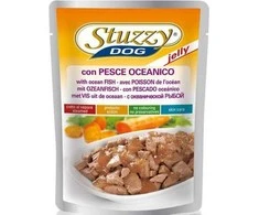 STUZZY Jūros žuvis želė - šlapias šunų maistas - 100g