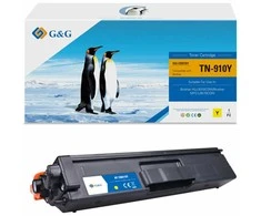 Su G&amp;G suderinami dažai, skirti Brother TN910Y, NT-CB910Y, geltona, 9000s