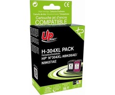 Spausdinimo rašalas, suderinamas su N9K08AE + N9K07AE, HP 304XL, juoda / spalva, 700 / 400s, 20 / 18ml, H-304XL BK / CL, HP DeskJet 262