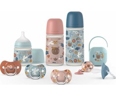 Suavinex 307019-Buteliukas 150ML/SMOCZEK FIZJOLOGICZNY SX PRO WOLNY PRZEPŁYW/Mėlynas/FOREST