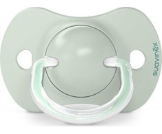 Suavinex 308275-PHYSIOLOGICAL čiulptukas SX PRO SILICONE 2 vnt./6-18M/ŽALIAS/SVAJONĖS