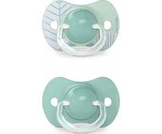 Suavinex 308280-PHYSIOLOGICAL čiulptukas SX PRO SILICONE 2 vnt./+18/SEA/DREAMS