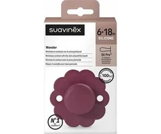 Suavinex - 308389-PHYSIOLOGICAL čiulptukas SX PRO SILICONE/6-18M/MAGENTA/WONDER
