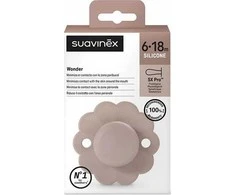 Suavinex - 308390-PHYSIOLOGICAL čiulptukas SX PRO SILICONE/6-18M/PMAUVE/WONDER