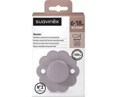 Suavinex - 308391-PHYSIOLOGICAL čiulptukas SX PRO silikoninis/6-18m/LEVANDŲ/WONDER