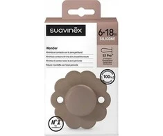 Suavinex - 308394-PHYSIOLOGICAL čiulptukas SX PRO silikoninis/6-18m/UMBER/WONDER