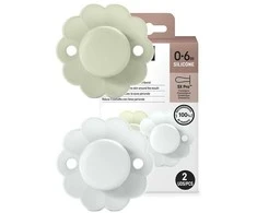 Suavinex SUAVINEX - 308403-SMOCZEK FIZJOLOGICZNY SX PRO SILIKONOWY 2SZT/0-6M/AQUA-Mėlynas/WONDER