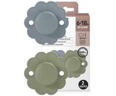 Suavinex SUAVINEX - 308408-SMOCZEK FIZJOLOGICZNY SX PRO SILIKONOWY 2SZT/6-18M/LAKE-Žalias/WONDER
