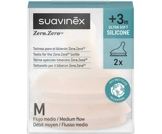 Suavinex 087056 BUTELIUKO SPENELIAI ZERO MEDIUM M 2VNT. 308681