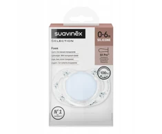 Suavinex 308930-PHYSIOLOGICAL čiulptukas SX PRO SILICONE 0-6M MĖLYNAS POETRY