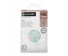 Suavinex 308936-PHYSIOLOGICAL čiulptukas SX PRO SILICONE 18M MĖLYNA POETRY