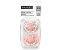 Suavinex 309058-PHYSIOTHERAPY SX PRO 0-6M 2 vnt. rožinis WILD&amp;FREE