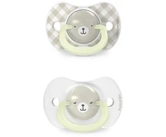 Suavinex 309099-SMOCEK fiziologinis SX PRO 6-18M 2VNT ŠVIESIAI ŽALIAS WILD&amp;FREE