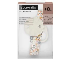 Suavinex 900706 Grandinėlė čiulptukui Z TASIEMKĄ WONDERLAND BEŻOWY LIBERTY 402828