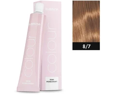Subrina Professional Subrina Professional, Demi Permanent Colour, Demi-Permanent Hair Dye, 8/7 Light Skirtas šviesiems plaukams Brown, 60 ml Unisex
