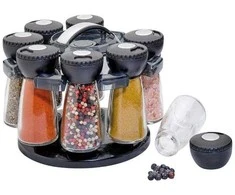 Küchenprofi - Rotating Spice Rack with 8 Jars 20×15 cm