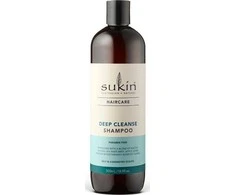 Sukin Banner Sukin, Giliai valantis šampūnas Deep Šampūnas Deeply valymo plaukų, 500 ml