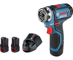 Bosch Akumuliatorinis gręžtuvas-suktuvas GSR 12V-15 FC, 2x2.0Ah, GFA 12-B