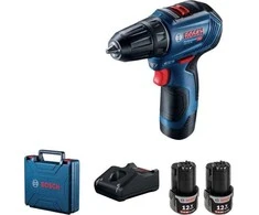 Suktuvas-gręžtuvas Bosch GSR 12V-30; 12 V; 2x2,0 Ah akum.