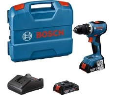 Bosch GSR 18V-65, 2x2.0Ah, GAL 18V-20, L-Case