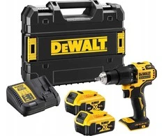 Smūginis suktuvas-gręžtuvas DeWalt DCD709P2T-QW; 18 V; 2x5,0 Ah akum.