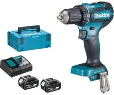 Makita Gręžimo staklės DDF485RFJ 18 V 2 x Baterija 3 Ah