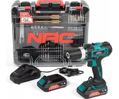NAC SUKTUVAS 20V 2×2,0Ah + PRIEDAI