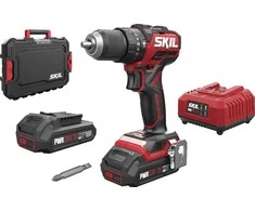 Smūginis suktuvas-gręžtuvas Skil 3075 HC; 18 V; 2x2,0 Ah akum.