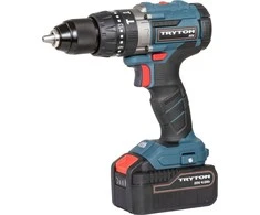 Tryton Wiertarko Wkretarka 20 V bešepetėlinis gręžtuvas-suktuvas, 2 x 4 Ah, 1 val. įkrovimas, 50 nm