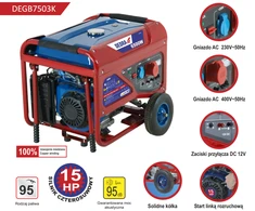 Dedra Elektros energijos generatorius 60kW