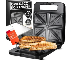 Sumuštinių keptuvas Opiekacz Keptuvas Sumuštinių skrudintuvas, 1400 W, didelis, XXL, 4 sumuštiniai - OR1334