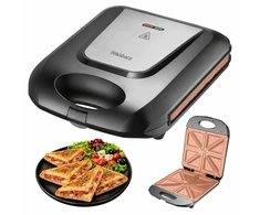 Sumuštinių keptuvas Webber Skrudintuvas sumuštiniams skrudintuvas Arvion SR7 1400W keraminis inox 8 skrudinti (05SR7)