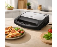 Sumuštinių keptuvas Webber Skrudintuvas sumuštiniams skrudintuvas Tivaro SR1 750W keraminis INOX 2 riekutėms (05SR1)