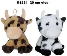Sun-Day Pliušinė karvė su balsu 20cm sėdinti