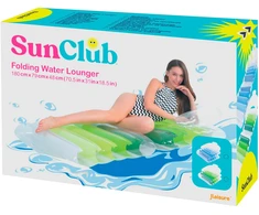 Dmuchany SUNCLUB mėlynas sulankstomas pripučiamas čiužinys