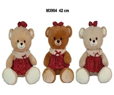 Sun Day Meškiukas M-3904 w sukience 3kol 42cm 177100
