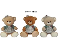 Sun Day Meškiukas M-3907 w sukience 3kol 42cm 177131