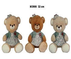 Sun Day Meškiukas M-3906 w sukience 3kol 32cm 177124