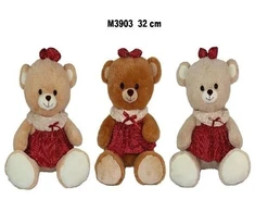 Sun Day Meškiukas M-3903 w sukience 3kol 32cm 177094