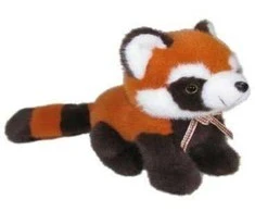 Sunday Raudonoji panda 25 cm MIX
