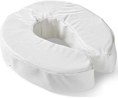Sundo Tualeto Sėdynės Paminkštinimas - Minkštas 5cm Baltas