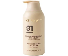 SunewMed+ Šilkas ir blizgesys regeneruojantis šampūnas su 5 aliejų kompleksu 500 ml