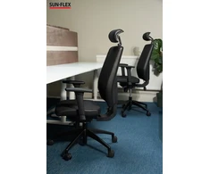 Sunflex Biuro kėdė SUN-FLEX®OFFICECHAIR HB Onyx Juodas