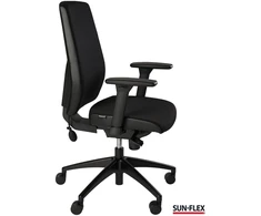 Sunflex Biuro kėdė SUN-FLEX®OFFICECHAIR HB Onyx Juodas