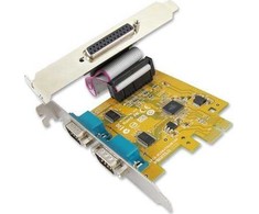 Šakotuvas Kontroler Sunix IO PCIe 2x szeregowy 1x Parallel MIO6479A