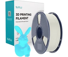 Sunlu PLA Glow-in-the-Dark Filament (Baltas and Mėlyna)