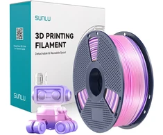 Sunlu PLA+ Silk Filament (Rainbow) 03